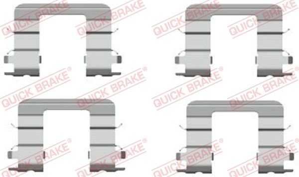 QUICK BRAKE Комплектующие, колодки дискового тормоза 109-1696